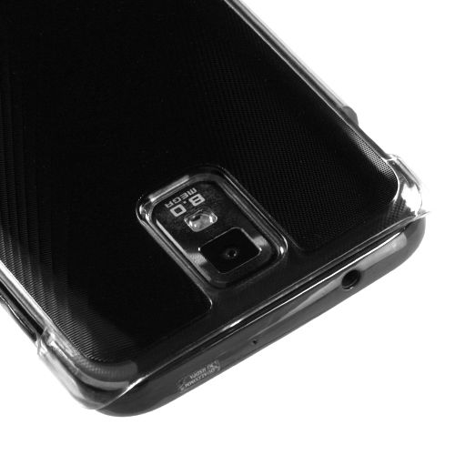 SAMSUNG GALAXY S2 T989 T MOBILE BRUSHED ALUMINUM PLATE ACRYLIC CASE 