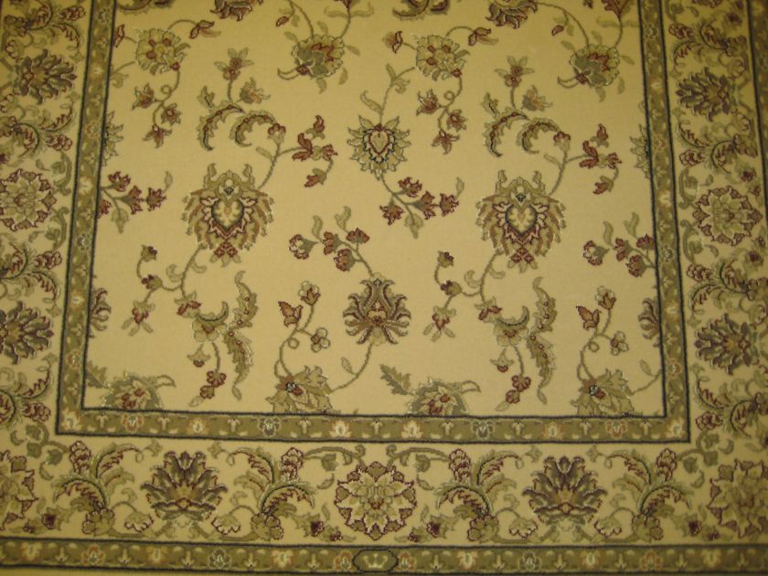   Green Sevas Karastan Persian Renaissance Machine Made Wool Rug  