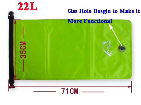 22L Waterproof Dry bag Air Pillow Canoe Floating Camp  