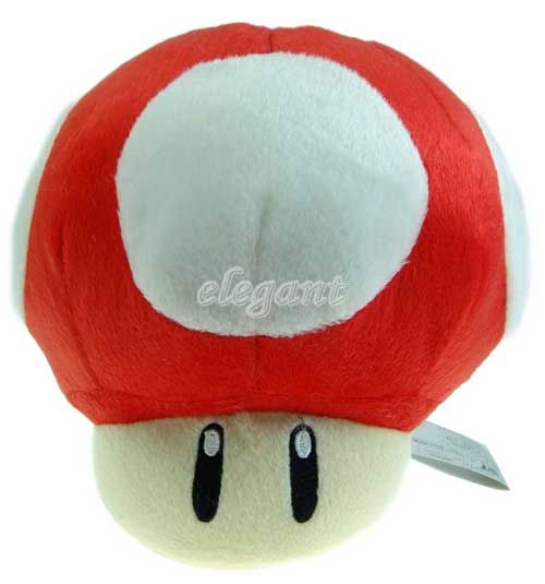 Nintendo Super Mario Bros Red Mushroom 7 Joue Peluche  