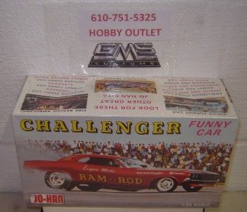 JO HAN Plastic Model Kit GC 1500 CHALLENGER FUNNY CAR GMS CUSTOMS 