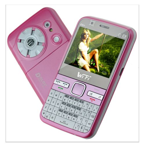   Sim Quad Bands Analog TV/WIFI/FM Qwerty Keyboard Cell Phone Q6  