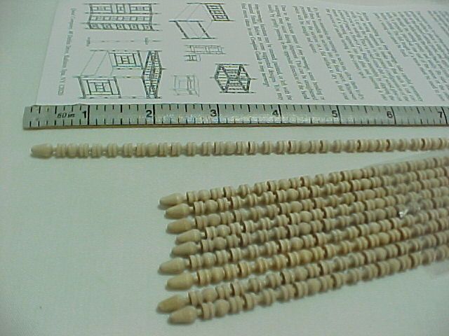 Tiny Turnings #1000 Spindles Dollhouse Miniature  