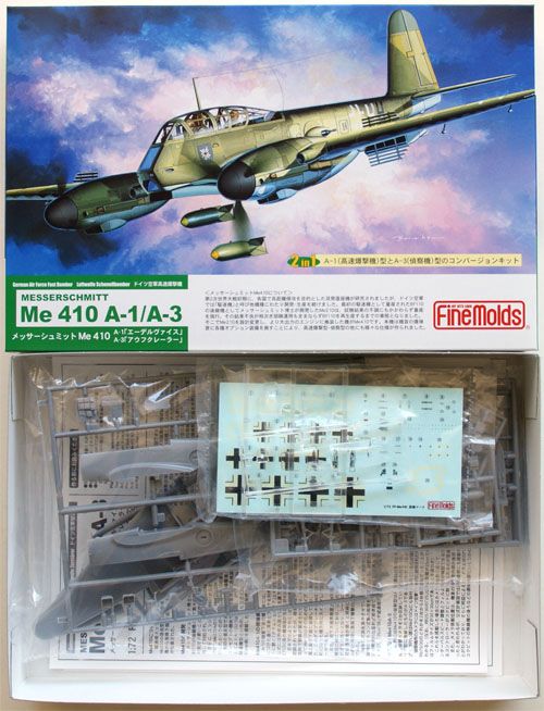 Fine Molds FL3 German MESSERSCHMITT Me 410 A 1/A 3 172 scale kit 