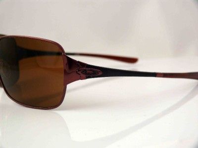 OAKLEY IMPATIENT LADIES AVIATOR SUNGLASSES POLISHED BROWN FR DARK 