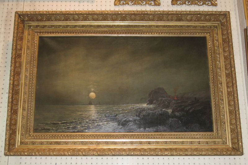 Alexis Jean Fournier Seascape / Landscape Oil Painting  