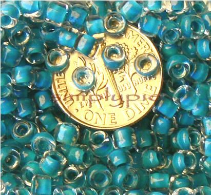 Matsuno IN COL TURQUOISE Glass Seed Beads 200  