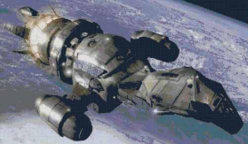 Firefly Ship Serenity Sci Fi Handmade Cross Stitch Pattern  