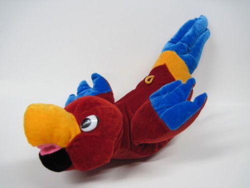 Red Blue Toucan Macaw Bird Stuffed Animal Plush SA12  