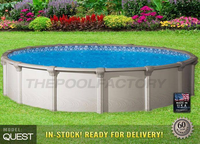   54 High Premium Above Ground Swimming Pool Kit  9 Wide RESIN Ledge