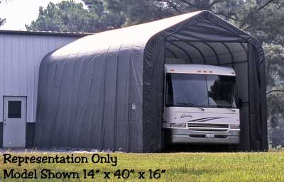 SHELTERLOGIC PEAK GARAGE TENT STORAGE SHELTER GREY NEW  