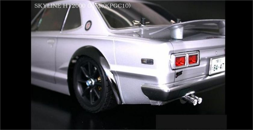 10 RC CAR BODY SHELL NISSAN SKYLINE HT 2000 GT R  