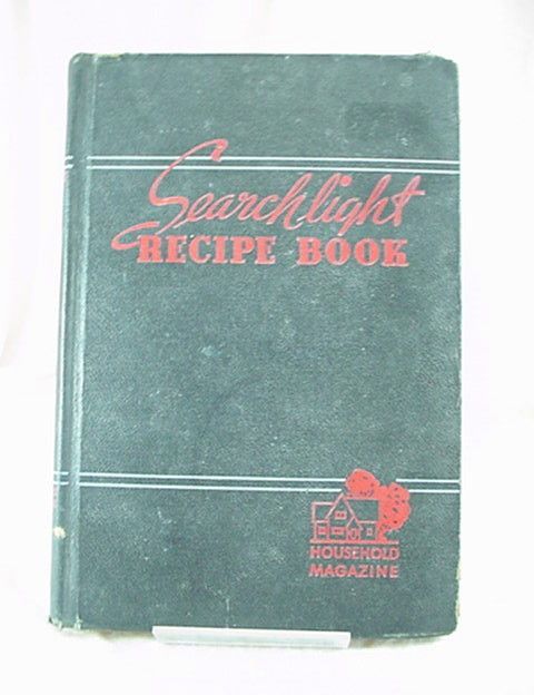 Vintage 1947 SEARCHLIGHT RECIPE BOOK Cookbook HC 320pgs  