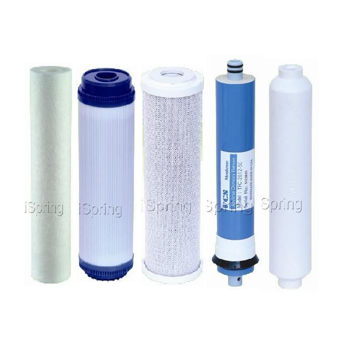 Reverse Osmosis RO Replacement Filter 5 pcs set #F5 50  