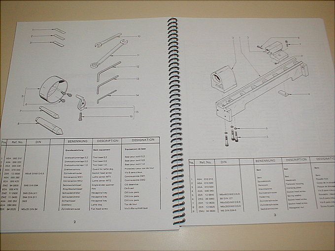 EMCO COMPACT 5 LATHE INSTRUCTION & SERVICE PARTS MANUAL  