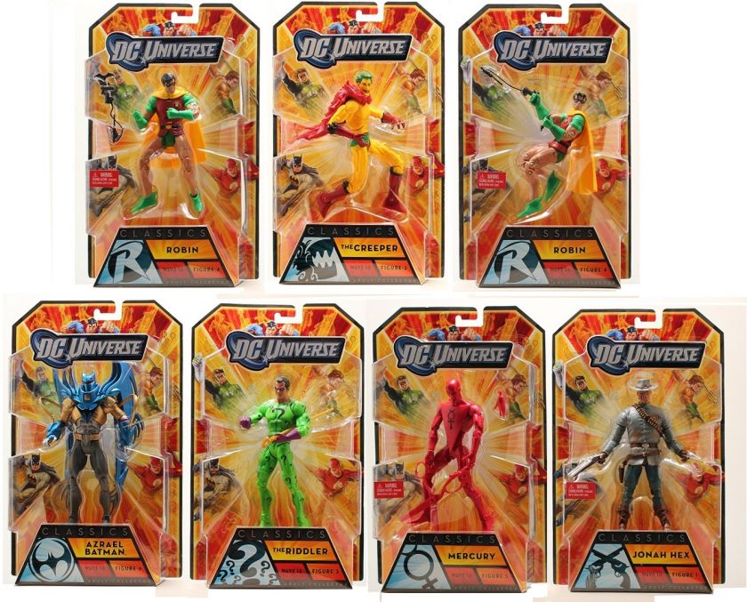   Classics Wave 16 Set of 7 Action Figures Includes 2 Robin Variants