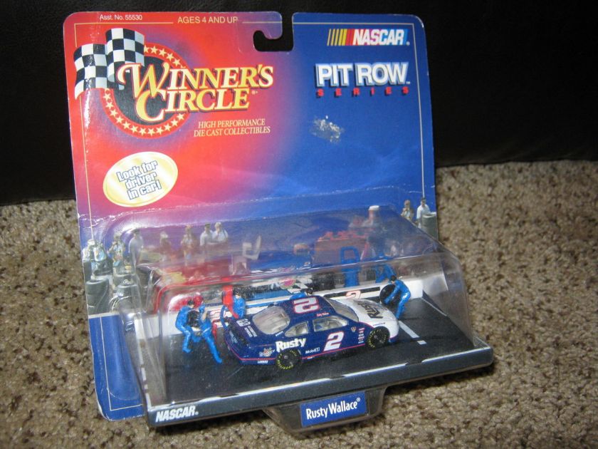   Winners Circle Pit Row Series Die Cast Collectibles RUSTY WALLACE MIP