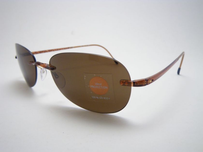 NEW SILHOUETTE SPX 3186 6056 RIMLESS  SUNGLASSES   