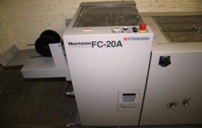 2007 HORIZON VAC 100 2 TOWER 20 BOOKLETMAKER 2007  