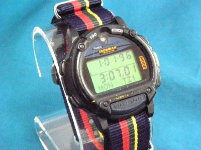   TIMEX MICROSOFT NASA TYPE MENS IRONMAN TRIATHLON DATA LINK WATCH