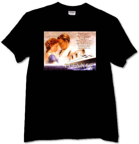 TITANIC #2 LEONARDO DICAPRIO KATE WINSLET TEE T SHIRT  