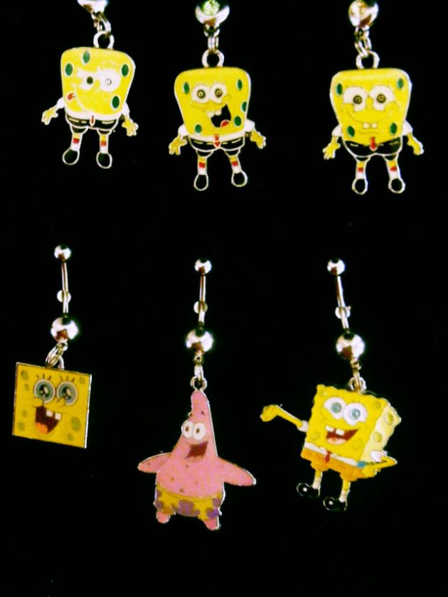 Spongebob patrick belly navel 316S new evil eye  