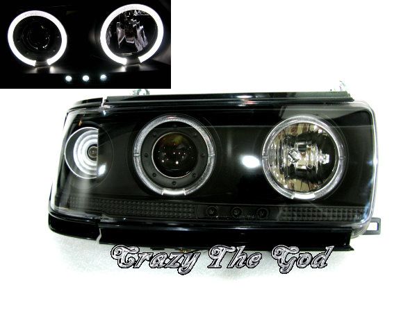 Burbuja 90 97 Halo Pro HEADLIGHT Black for TOYOTA  