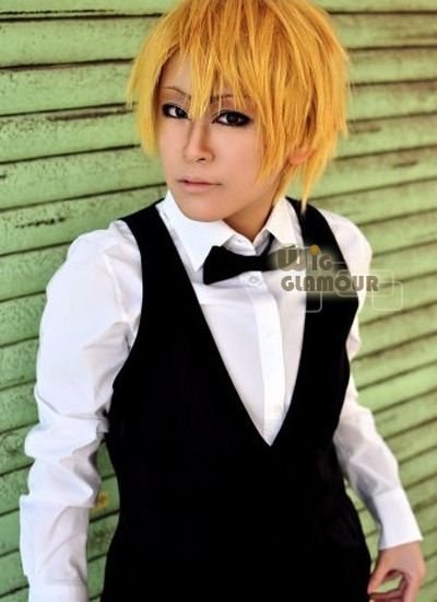 DURARARA Shizuo Heiwajima Blonde Cosplay Wig  