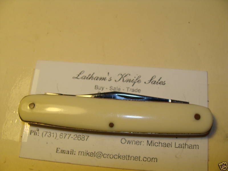 CASE XX 1940 64 OFFICE KNIFE NO ETCH  4257  WHITE COMP.  