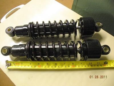 NEW 11.75 SHOCKS BLACK LOWERING HARLEY SPORTSTER NEW  